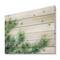 Designart - Pine Tree Branches - Traditional Print on Natural Pine Wood